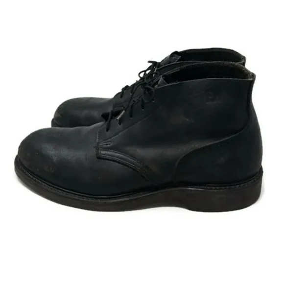 Vintage 80s Biltrite EH Electrician Steel Toe Lace Up Boots Black Men's 10.5W