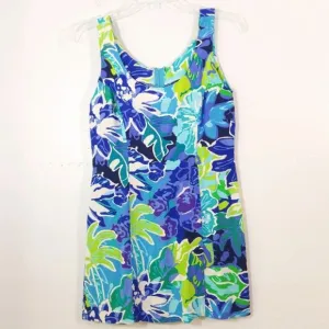 Vintage 80s Hawaiian Hilo Hattie rayon mini dress