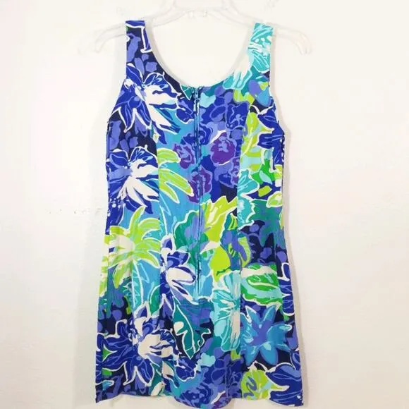 Vintage 80s Hawaiian Hilo Hattie rayon mini dress