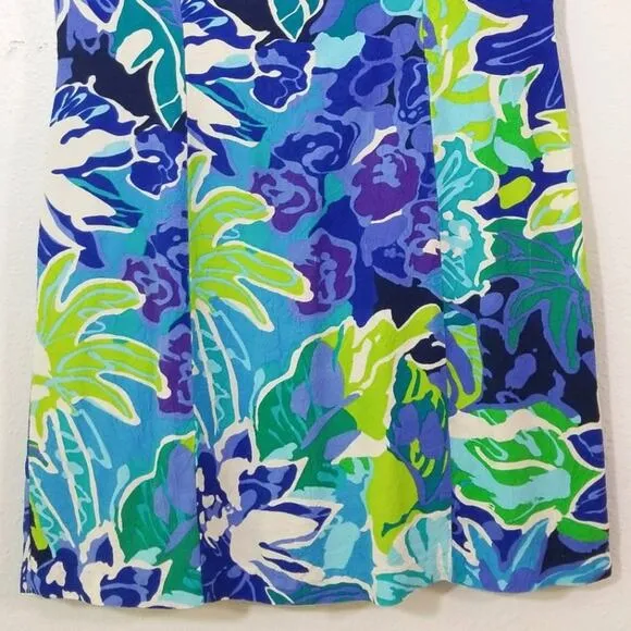 Vintage 80s Hawaiian Hilo Hattie rayon mini dress
