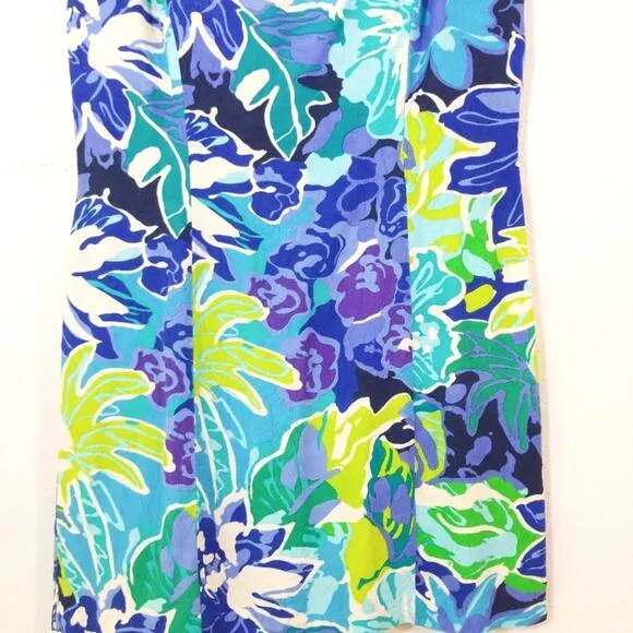 Vintage 80s Hawaiian Hilo Hattie rayon mini dress