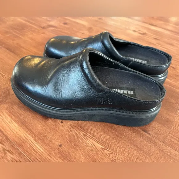 Vintage Dr. Martens Black Clogs Men's Shoes