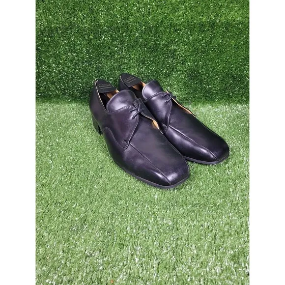 Vintage John Fluevog George Cox Black Leather Dress Shoes Made‎ In England US 12