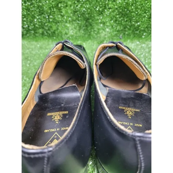 Vintage John Fluevog George Cox Black Leather Dress Shoes Made‎ In England US 12