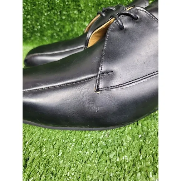 Vintage John Fluevog George Cox Black Leather Dress Shoes Made‎ In England US 12