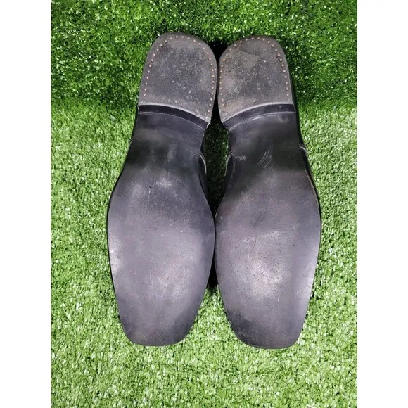 Vintage John Fluevog George Cox Black Leather Dress Shoes Made‎ In England US 12