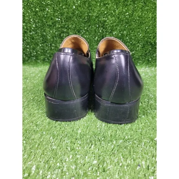 Vintage John Fluevog George Cox Black Leather Dress Shoes Made‎ In England US 12