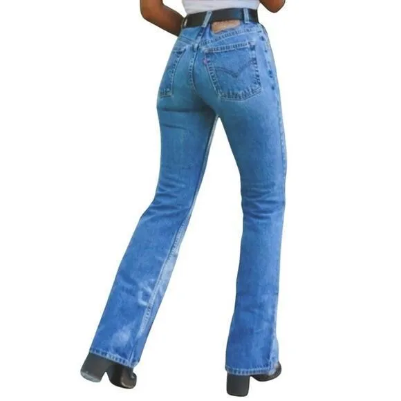 Vintage Levi’s 517 Bootcut Jeans – Made in USA, 100% Cotton