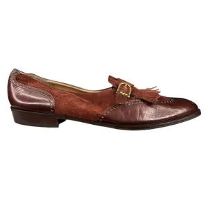 Vintage Salvatore Ferragamo Women's Brown Fringe Loafers Size 11 2AA