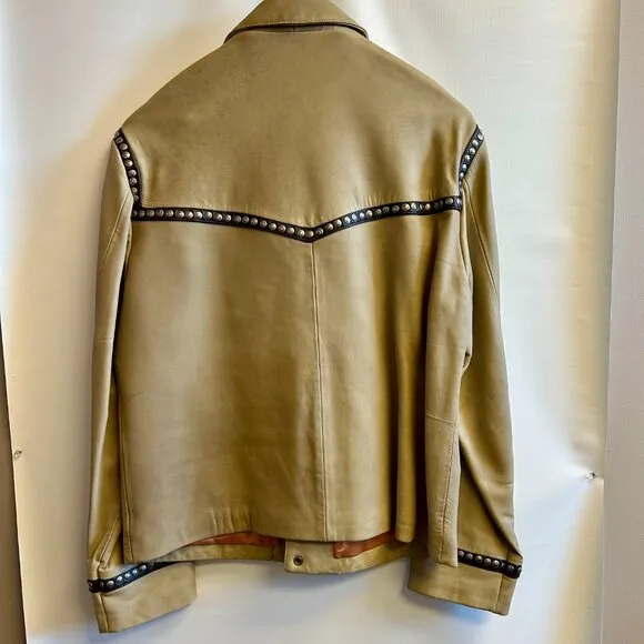 Vintage Scully Silver Studded Mens Jacket