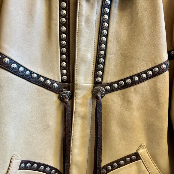 Vintage Scully Silver Studded Mens Jacket