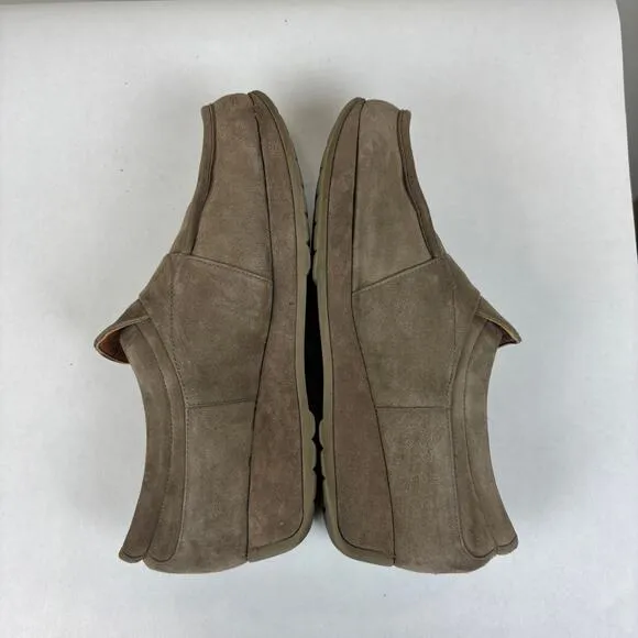 Vintage Stephane Kelian Paris Suede Platform Loafers Shoes Women's 40.5