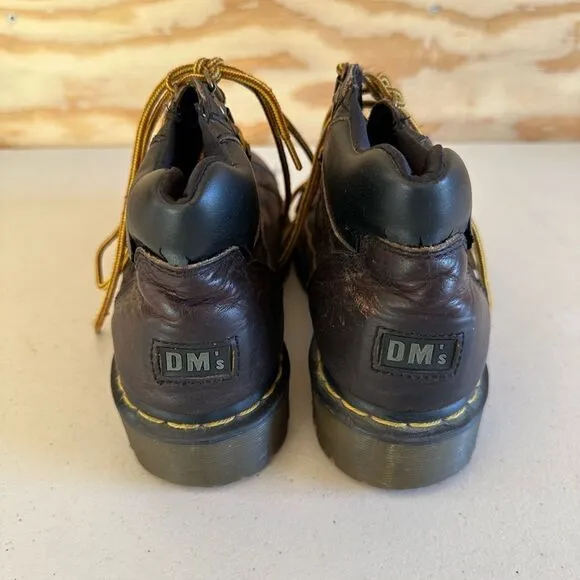 Vintage Men's Brown Leather Dic Martens Boots