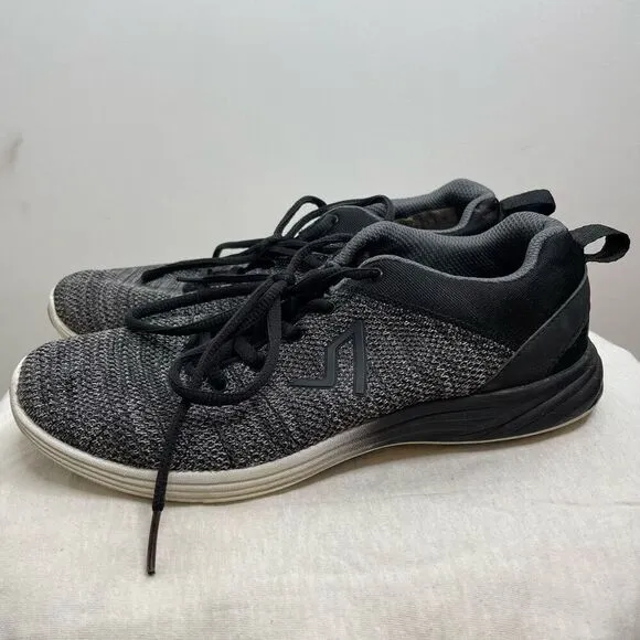 Vionic 335 Adley Womens Black Gray Lace Up Knit Shoes ASR-1437 - Size 7 Comfort