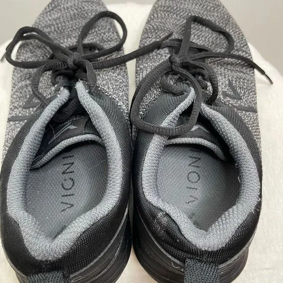 Vionic 335 Adley Womens Black Gray Lace Up Knit Shoes ASR-1437 - Size 7 Comfort