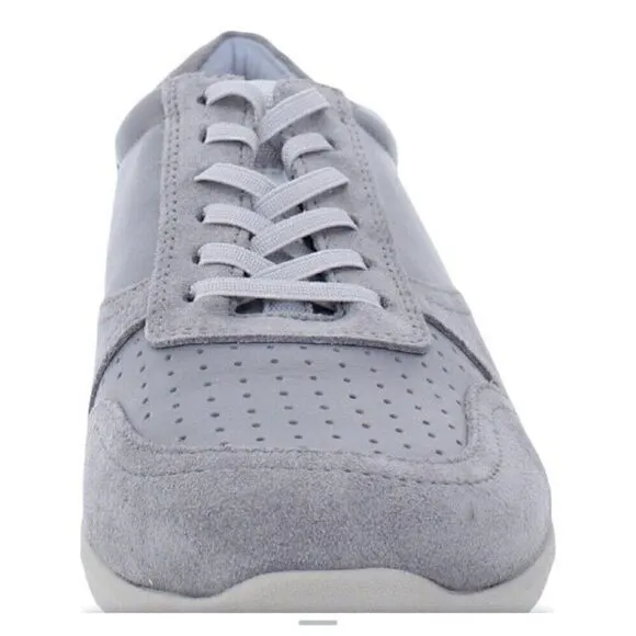 Vionic‎ Karigan Comfort Shoes Fashion Sneaker Grey Lace Up Size 8