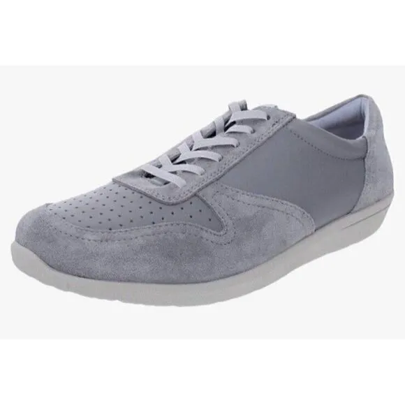 Vionic‎ Karigan Comfort Shoes Fashion Sneaker Grey Lace Up Size 8