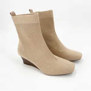 Vivaia Margot Wedge Bootie Almond 38.5