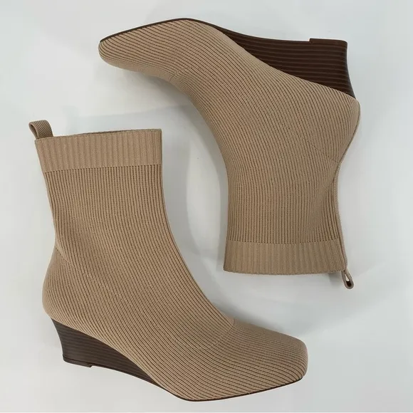 Vivaia Margot Wedge Bootie Almond 38.5