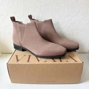 VIVAIA Square Toe Ryan Pro Slip on Water-Repellent Ankle Boots Espresso