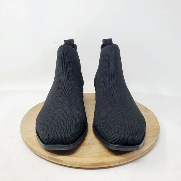 Vivaia Chelsea Boots Womens 37 Ryan Pro Black Slip On Square Toe Shoes