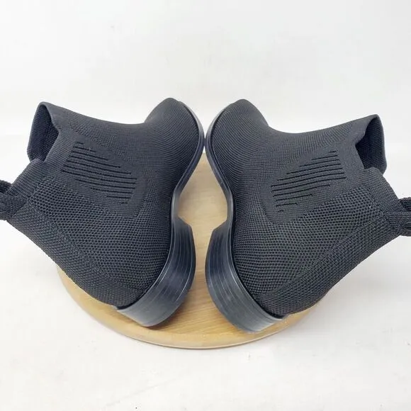 Vivaia Chelsea Boots Womens 37 Ryan Pro Black Slip On Square Toe Shoes