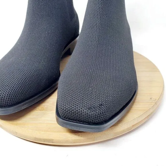 Vivaia Chelsea Boots Womens 37 Ryan Pro Black Slip On Square Toe Shoes