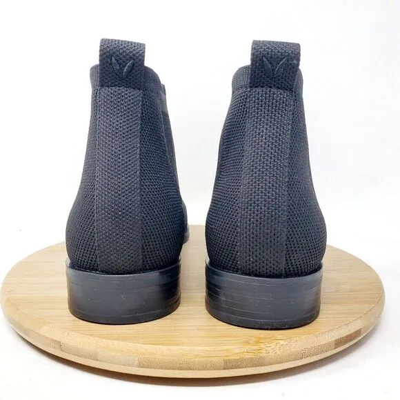 Vivaia Chelsea Boots Womens 37 Ryan Pro Black Slip On Square Toe Shoes