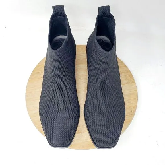 Vivaia Chelsea Boots Womens 37 Ryan Pro Black Slip On Square Toe Shoes