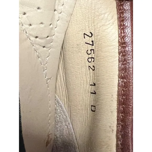 VNT Studio Franco Mens Size 11 D Leather Penny Loafers Brown Slip On