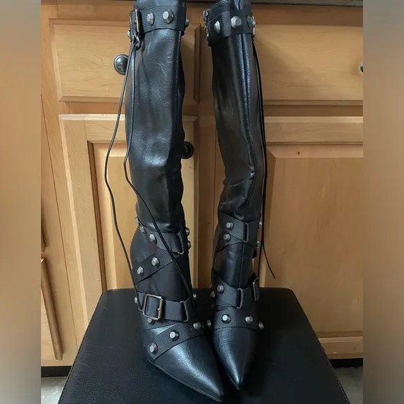 VOMIRA Stiletto Boots for Women Knee High Boots Pointy Toe NWOT 8