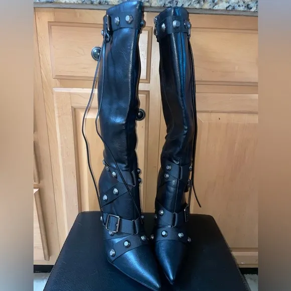 VOMIRA Stiletto Boots for Women Knee High Boots Pointy Toe NWOT 8
