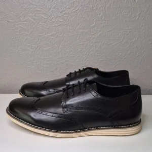 Vosley Milan Black Leather Lace Up Shoes: Business/Casual-Men’s Size 11