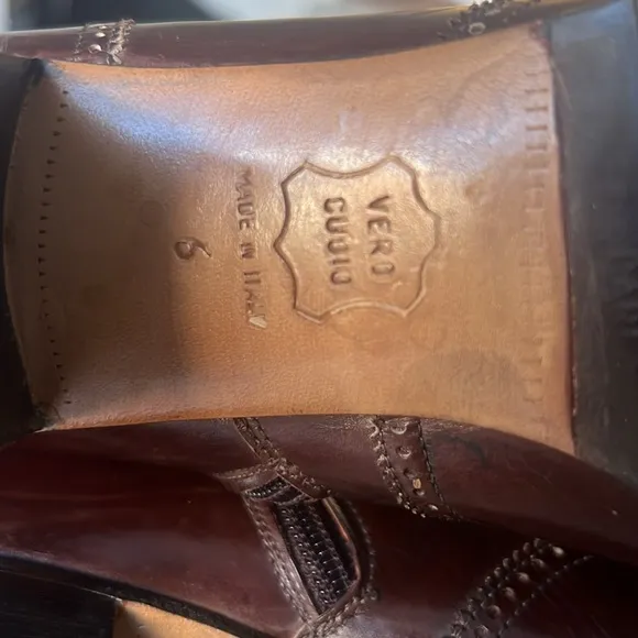 VTG Salvatore Ferragamo Western Leather Knee High Riding‎ Boots Women’s Size 6