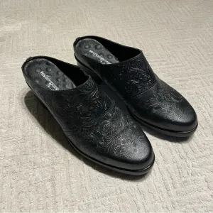 Walking Cradles Boots Women’s 9.5 Slip On Mule Boots Leather