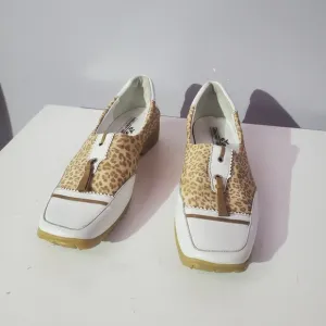 Walter genuin animal print golf shoes size 37