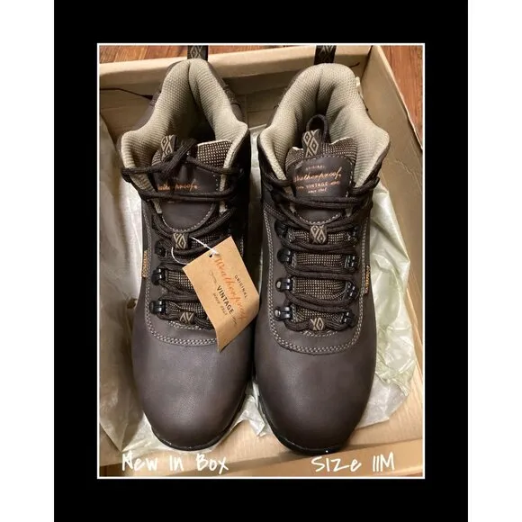 Weatherproof Men's Jackson Hiker Boots Shoes Brown Size 11M New In Box