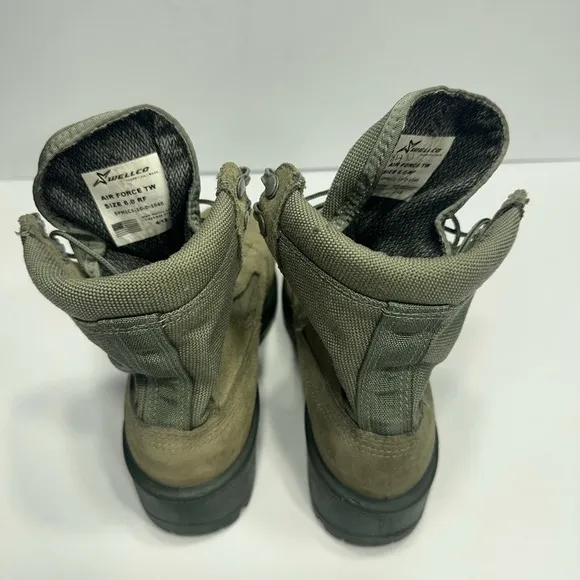 WELLCO AIR F Men’s  Tactical Boots - Gray size 6 pre owned  Exellent condition.