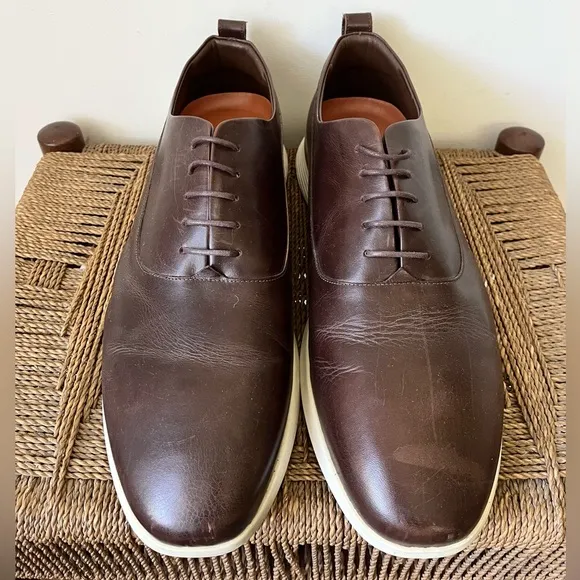 Wolf &amp; Shepherd Shoes Men’s 14 Crossover Longwing Dress Shoe