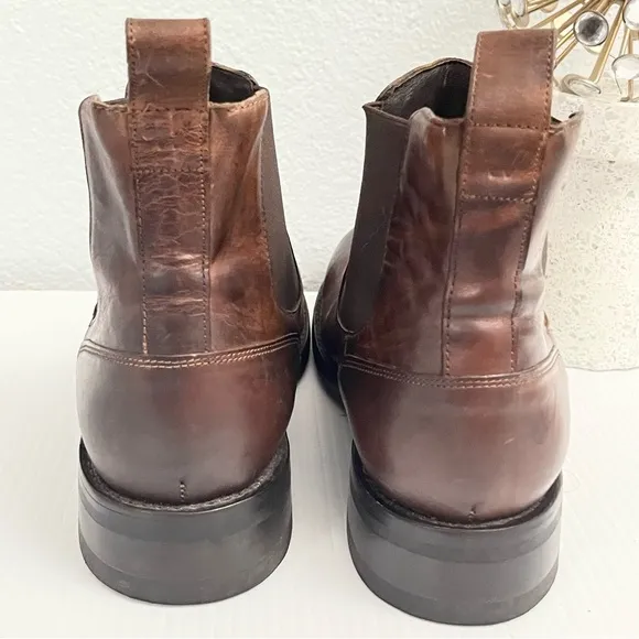 Wolverine BLVD Men's Brown Leather Chelsea Slip On Boots Size 10.5D
