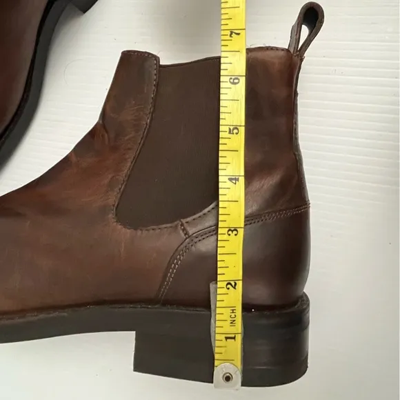 Wolverine BLVD Men's Brown Leather Chelsea Slip On Boots Size 10.5D