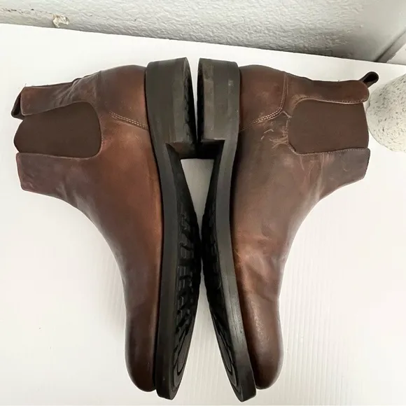 Wolverine BLVD Men's Brown Leather Chelsea Slip On Boots Size 10.5D