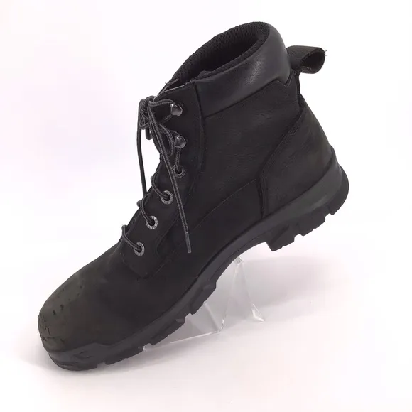 Wolverine Boots: Men's W10908 Black Composite Toe Waterproof Boots Size 13EW