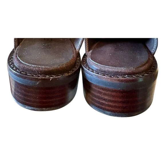 Women's 8M Vaneli Akela Suede Horsebit Mules Chocolate Brown Equestrian Chic NWT