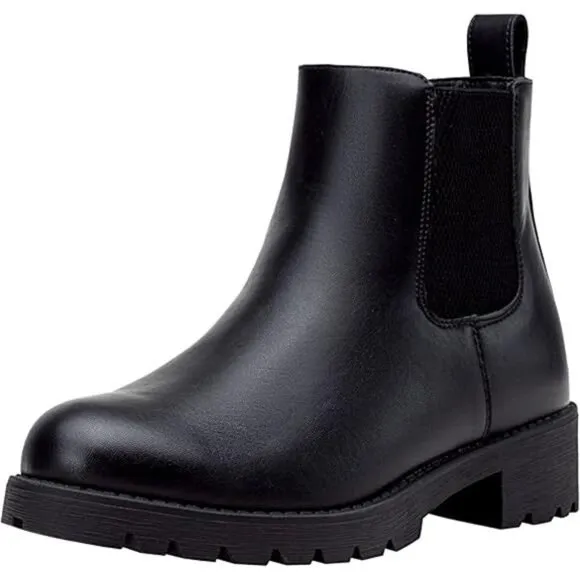 Women's 9607 Chelsea Ankle Boots Pull-On Booties for Women