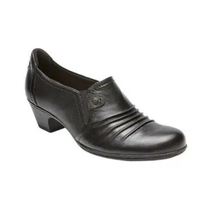 Women’s Black Booties Cobb Hill Adele Full Grain Leather 8 ankle boots