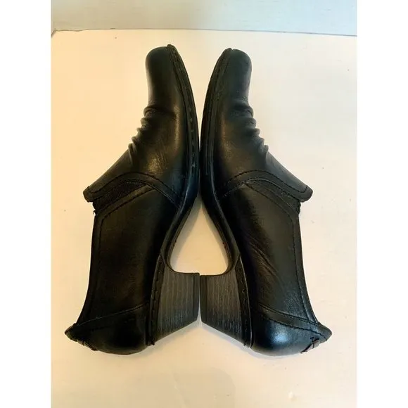 Women’s Black Booties Cobb Hill Adele Full Grain Leather 8 ankle boots
