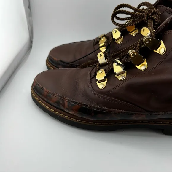 Women’s Brown Leather Shoes Boots Made In Italy