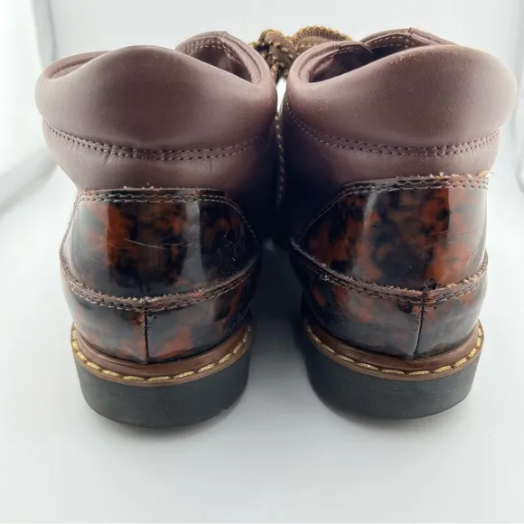 Women’s Brown Leather Shoes Boots Made In Italy