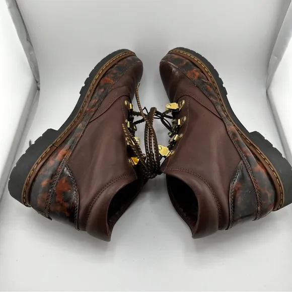 Women’s Brown Leather Shoes Boots Made In Italy